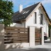Șipcă compozită cu structură de lemn, NORDECK Hageline, Maro 150 x 20 x 1500 mm