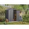 Căsuță pentru unelte Darwin 6x4 gri cu podea 190x122 cm, Keter