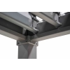 Pergolă de grădină pentru terasă MIRADOR Solid 80 - 3 x 4 m Antracit