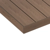 Șipcă de mascare plată cu două fețe WPC NORDECK Skogline Teak Închis 220 × 8 × 1 cm