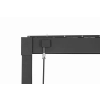 Pergolă de grădină pentru terasă MIRADOR Solid 80 - 3 x 4 m Antracit
