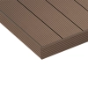Șipcă de mascare plată cu două fețe WPC NORDECK Skogline Teak Închis 220 × 8 × 1 cm