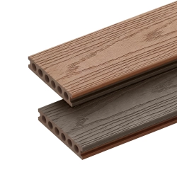 Placă de terasă compozită NORDECK Dubline Teak | Walnut 300 × 14,3 × 2,25 cm