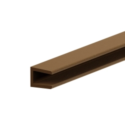 Profil U pentru șipcă NORDECK Hageline Stejar Auriu 30 x 40 x 2000 mm
