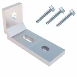 Colțar 40x20x18 pentru grindă suport din aluminiu, SystemPeter PICLIP