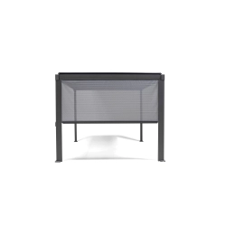Rulou parasolar coborâtor 3M - Pergolă de terasă MIRADOR Solid 80 și Basic 88  - Antracit
