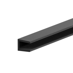 Profil U pentru șipcă NORDECK Hageline Antracit 30 x 40 x 2000 mm