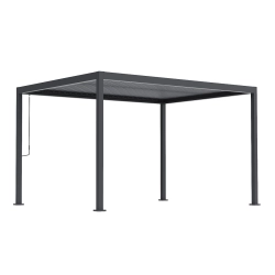 Pergolă de grădină bioclimatică din aluminiu VIKEN 3x4 m antracit NORDVIC