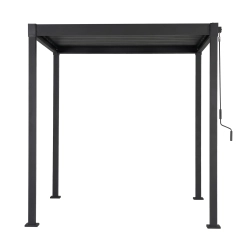 Pergolă de balcon/grădină MIRADOR 80 Solid 3 x 2 m Antracit