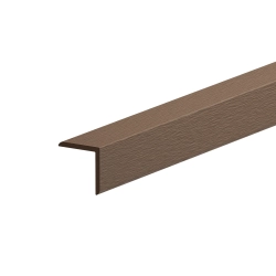 Colțar compozit WPC NORDECK Skogline Teak închis 220 × 4,8 × 4,8 cm