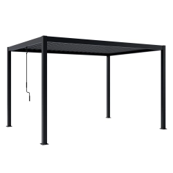Pergolă de grădină pentru terasă din aluminiu NORDVIC Skyline 3 x 4 m Antracit