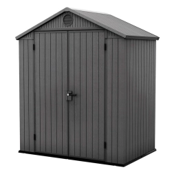 Căsuță pentru unelte Darwin 6x4 gri cu podea 190x122 cm, Keter