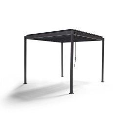 Pergolă de grădină pentru terasă MIRADOR Solid 80 - 3 x 3 m Antracit