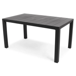 Masă de grădină pentru 6 persoane JULIE 2 150 x 90 cm - grafit, KETER
