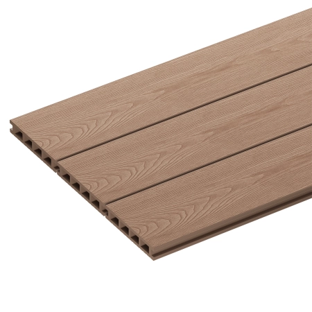 Placă de terasă compozită NORDECK Skogline Teak 400 × 14 × 2,5 cm