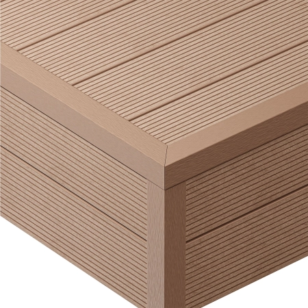 Colțar compozit WPC NORDECK Skogline Teak 220 × 4,8 × 4,8 cm