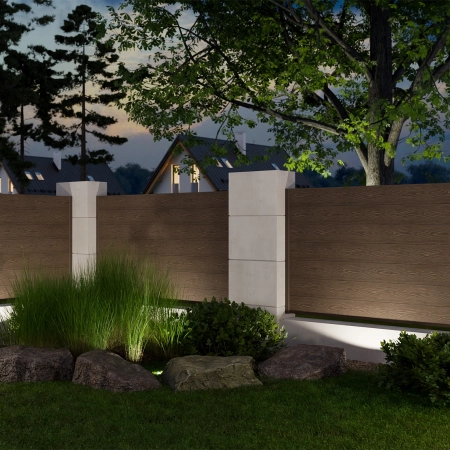 Șipcă compozită cu structură de lemn, NORDECK Hageline, Maro 150 x 20 x 1500 mm