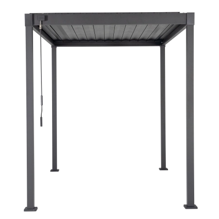 Pergolă de balcon/grădină MIRADOR 80 Solid 3 x 2 m Antracit
