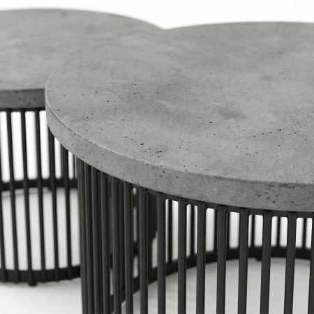 Set de relaxare din aluminiu BELLANTI Siena pentru 3 persoane + măsuță | Antracit