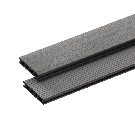 Placă de terasă compozită NORDECK Skogline Grey Oak 220 × 14 × 2,5 cm