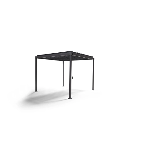 Pergolă de grădină pentru terasă MIRADOR Solid 80 - 3 x 3 m Antracit