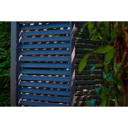 Panou fix cu jaluzele 93 cm - Pergolă de terasă MIRADOR Solid 80 și Basic 88 - Antracit