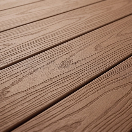 Profil plat de mascare față-verso NORDECK Dubline | Teak -  220 × 8 × 1 cm