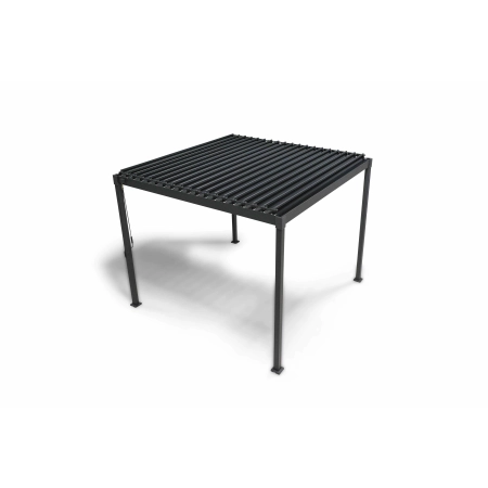 Pergolă de grădină pentru terasă MIRADOR Solid 80 - 3 x 3 m Antracit