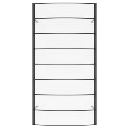Copertină auto carport NORDVIC Frej 3x6 - 302 x 580 x 230 cm cu policarbonat 6 mm, Cold Grey