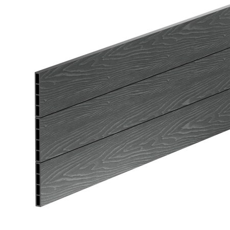 Șipcă compozită cu structură de lemn, NORDECK Hageline, Antracit 150 x 20 x 1500 mm