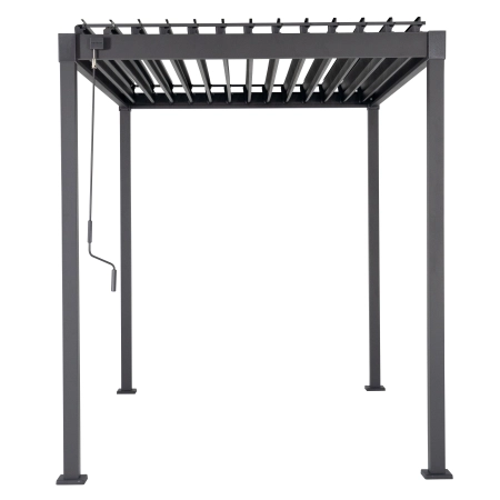 Pergolă de balcon/grădină MIRADOR 80 Solid 3 x 2 m Antracit