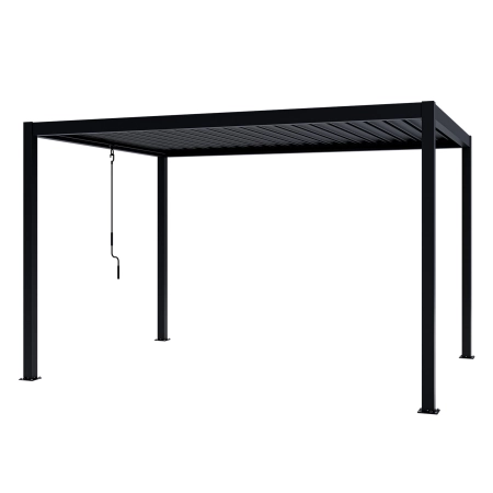 Pergolă de grădină pentru terasă din aluminiu NORDVIC Skyline 3 x 4 m Antracit