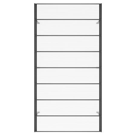 Copertină auto adăpost garaj NORDVIC Njord 3x6 - 313 x 573 x 205 cm cu policarbonat 6 mm, Cold Grey
