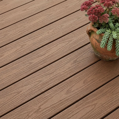 Profil plat de mascare față-verso NORDECK Dubline | Teak -  220 × 8 × 1 cm