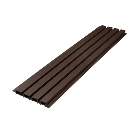 Panou de fațadă exterior 300 x 21,9 x 2,6 cm | Maro închis