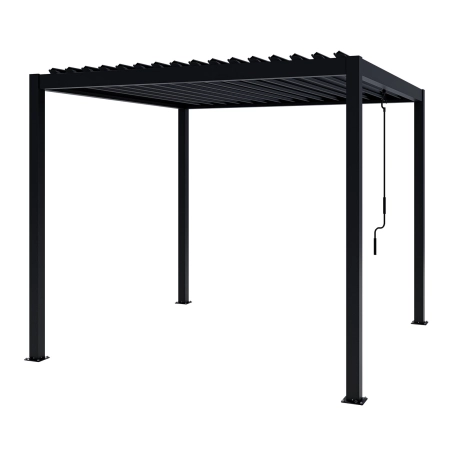Pergolă de grădină pentru terasă din aluminiu NORDVIC Skyline 3 x 3 m Antracit