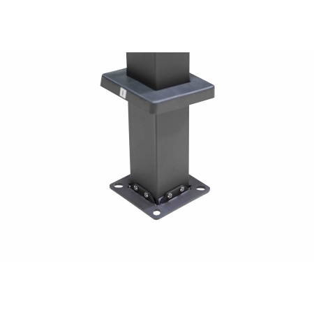 Pergolă de grădină pentru terasă MIRADOR Solid 80 - 3 x 4 m Antracit