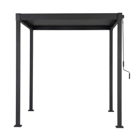 Pergolă de balcon/grădină MIRADOR 80 Solid 3 x 2 m Antracit
