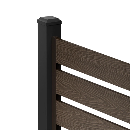 Șipcă compozită cu structură de lemn, NORDECK Hageline, Maro 150 x 20 x 1500 mm