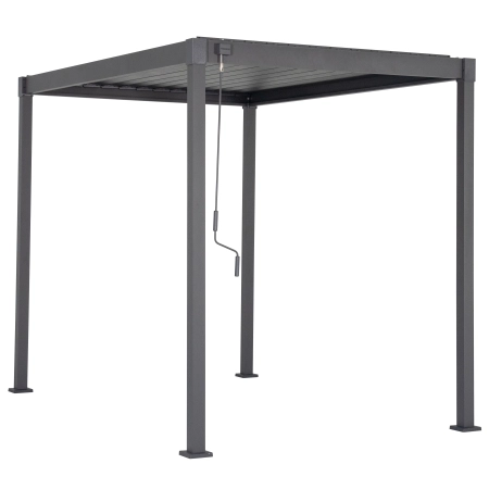 Pergolă de balcon/grădină MIRADOR 80 Solid 3 x 2 m Antracit