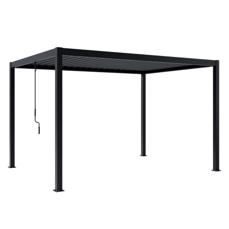 Pergolă de grădină pentru terasă din aluminiu NORDVIC Skyline 3 x 4 m Antracit