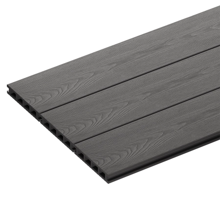 Placă de terasă compozită NORDECK Skogline Grey Oak 220 × 14 × 2,5 cm