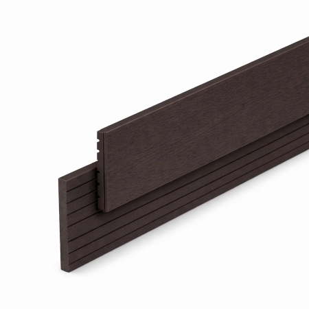 Profil de mascare plat cu două fețe NORDECK Dubline | Walnut -  220 × 8 × 1 cm