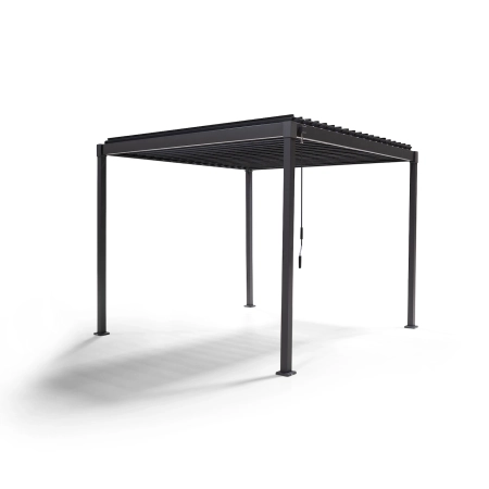 Pergolă de grădină pentru terasă MIRADOR Solid 80 - 3 x 3 m Antracit
