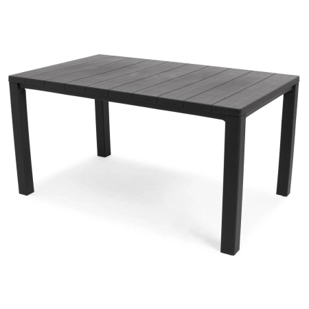 Masă de grădină pentru 6 persoane JULIE 2 150 x 90 cm - grafit, KETER