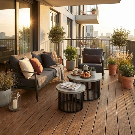 Set de relaxare din aluminiu BELLANTI Siena pentru 3 persoane + măsuță | Antracit